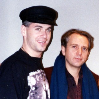 Andre with Peter Gabriel